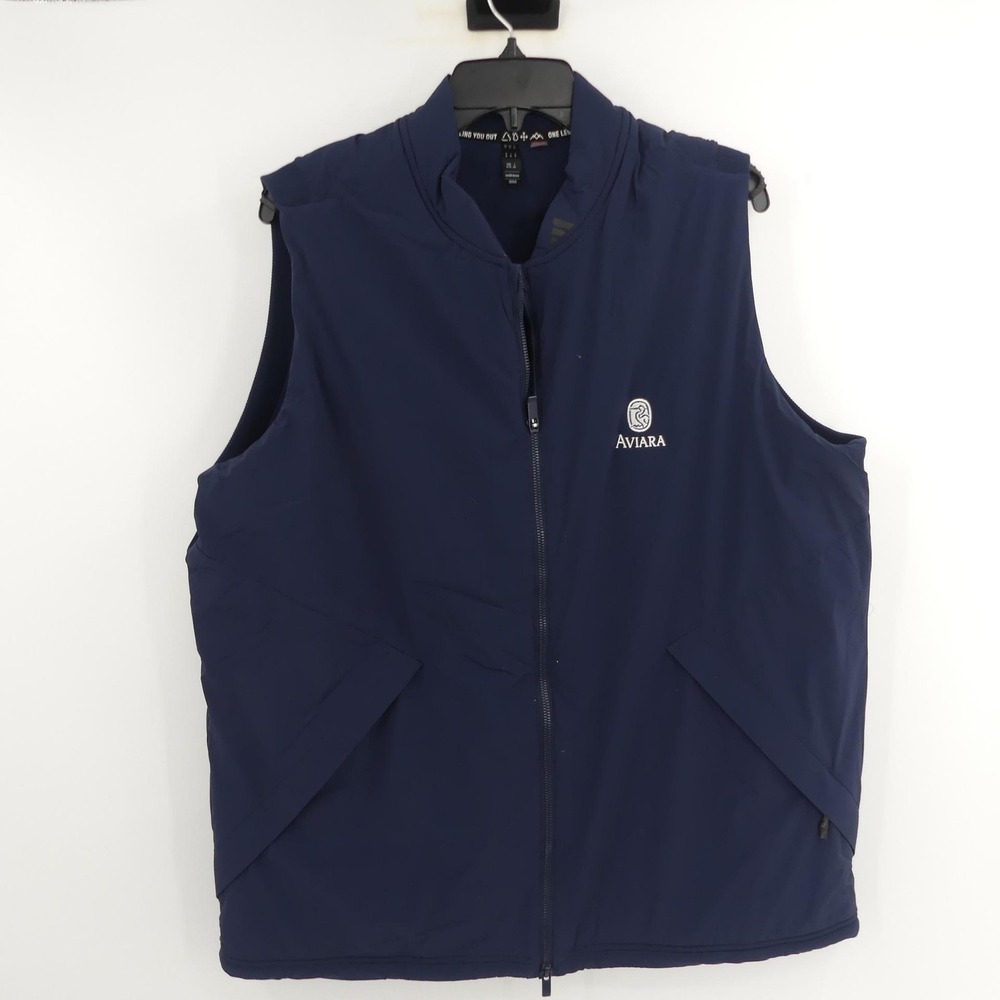 Adidas Primaloft Vest Recycled Golf Full Zip Jacket HZ3222 Men's XL